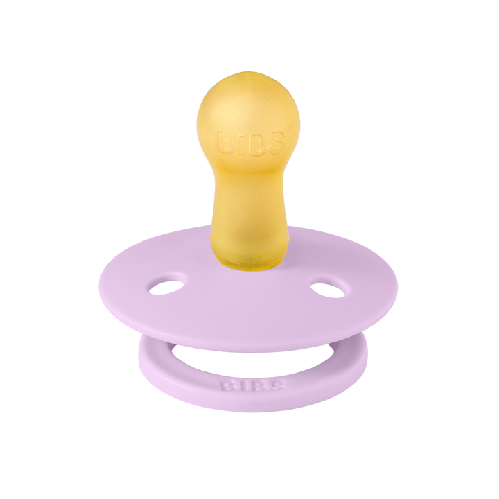 BIBS Colour 2 Pack Latex S2 - Sunshine / Violet Sky - Laadlee