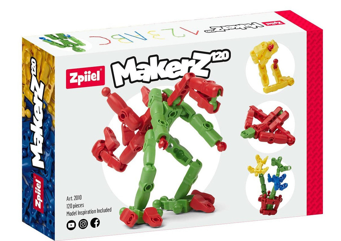 Zpiiel MakerZ Building Set - 120 pcs - Laadlee