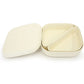 Ekobo - Go Square Bento Lunch Box - White + White Compartments - Laadlee