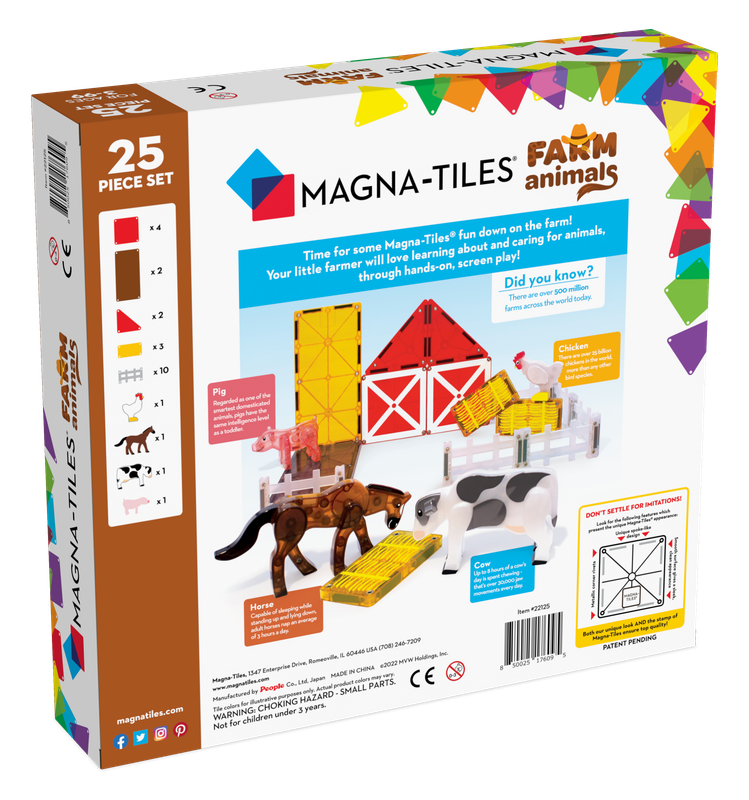 Magna-Tiles Farm 25 Pcs. - Laadlee