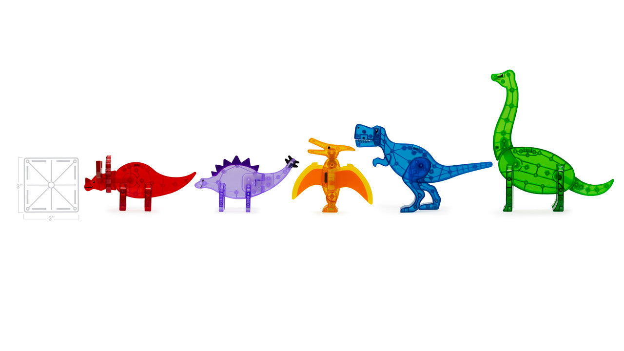 Magna-Tiles Dinos 5 Pcs. - Laadlee