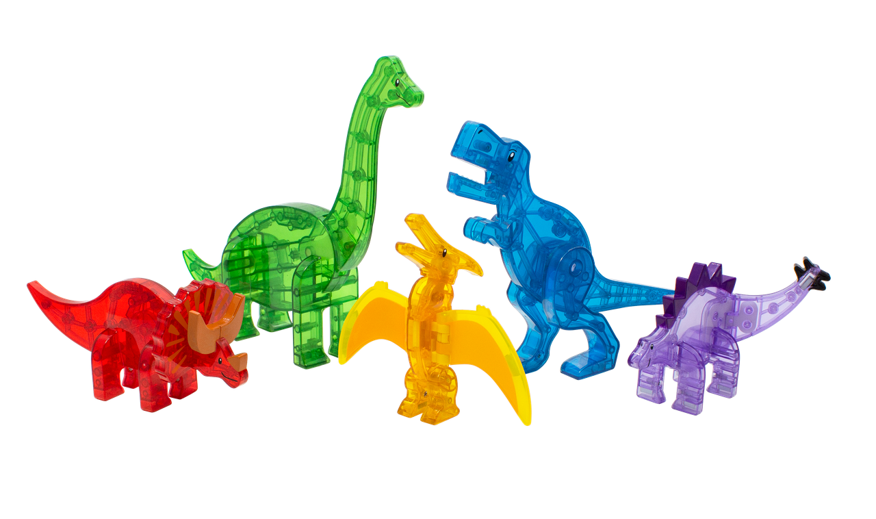 Magna-Tiles Dinos 5 Pcs. - Laadlee