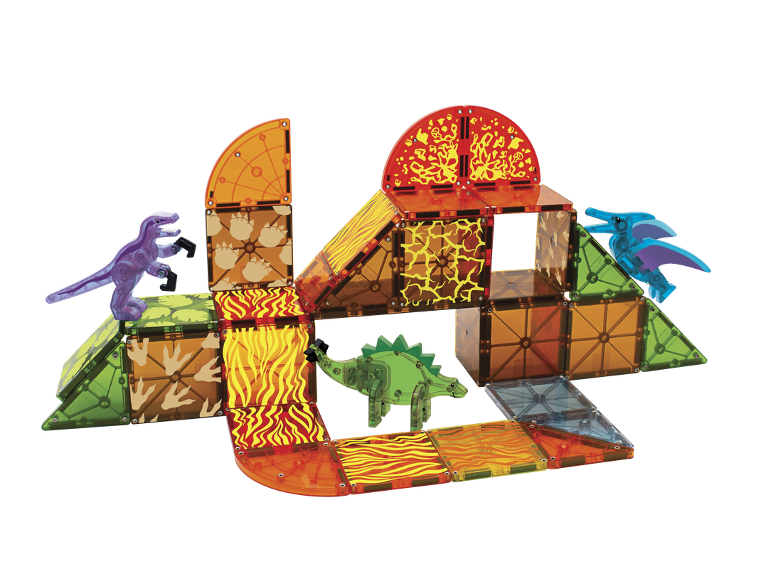 Magna-Tiles Dino World 40 Pcs. - Laadlee