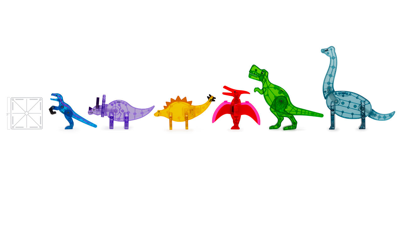 Magna-Tiles Dino World Xl 50 Pcs. - Laadlee