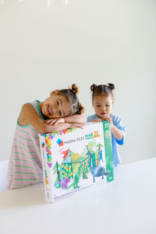 Magna-Tiles Dino World Xl 50 Pcs. - Laadlee