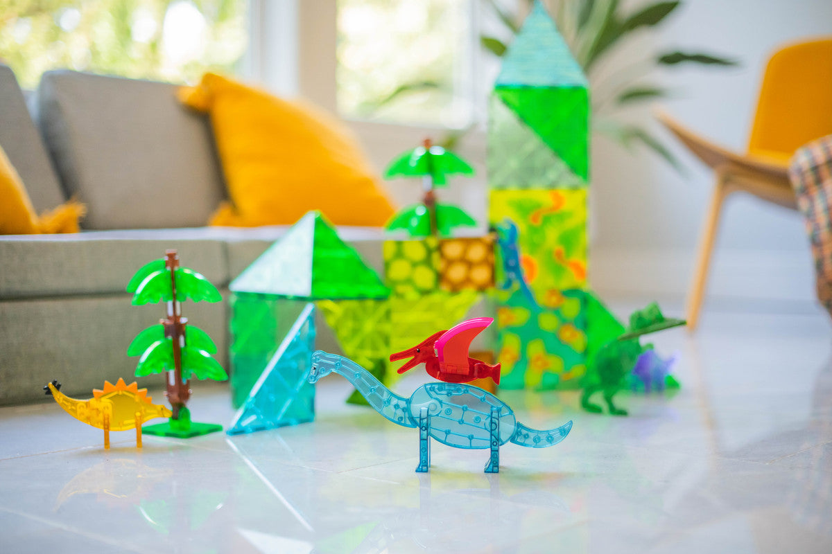 Magna-Tiles Dino World Xl 50 Pcs. - Laadlee
