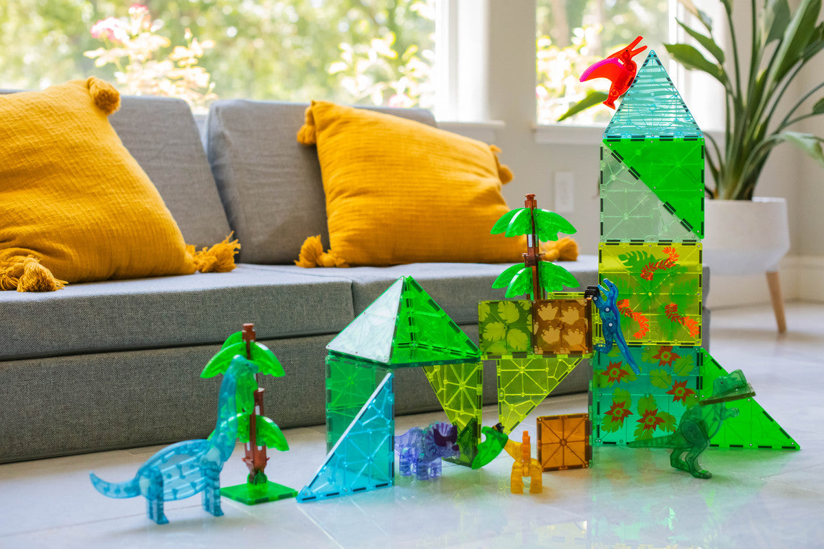 Magna-Tiles Dino World Xl 50 Pcs. - Laadlee