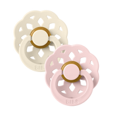 BIBS Boheme 2 Pack Latex S2 - Ivory / Blossom - Laadlee