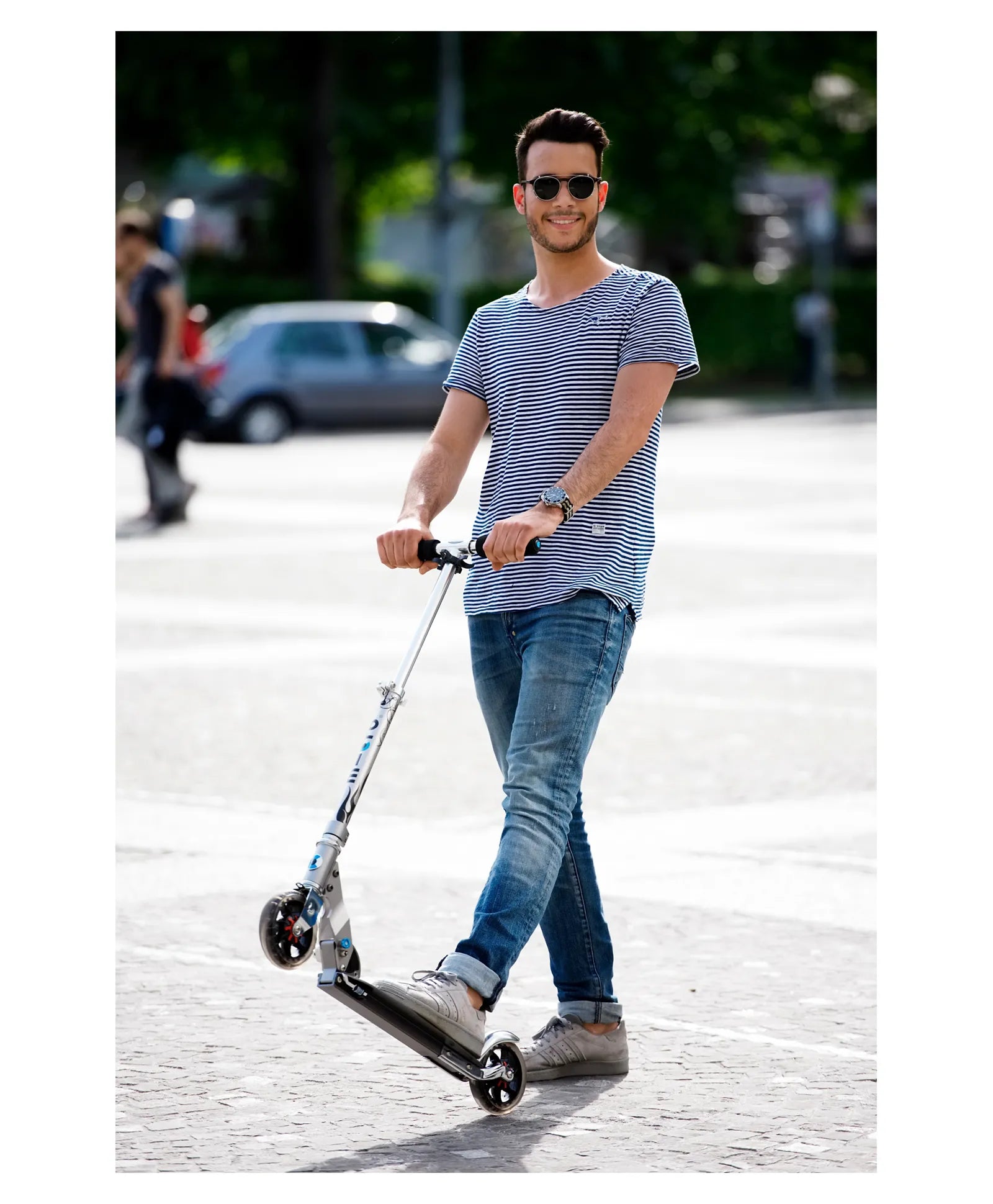 Micro Speed Scooter - Dolphin Grey - Laadlee