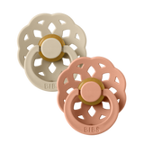 BIBS Boheme 2 Pack Latex S1 - Vanilla / Peach - Laadlee