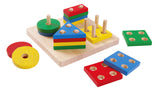 PlanToys Geometric Sorting Board - Laadlee
