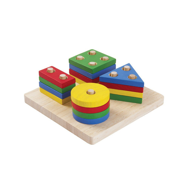PlanToys Geometric Sorting Board - Laadlee