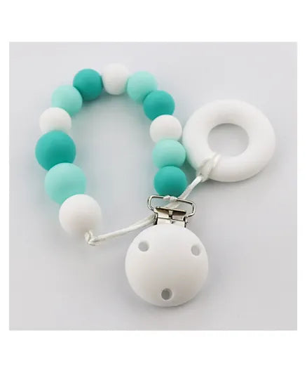 Desert Chomps Teething Clips - Aqua Sea - Laadlee