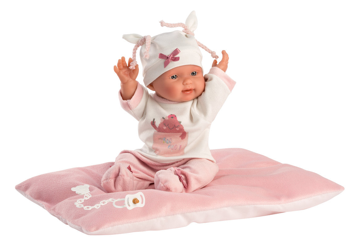 Llorens Baby Say Boo Boo! Doll With Cushion 26cm - Laadlee