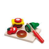Erzi Cheeseburger Cutting Set - Laadlee