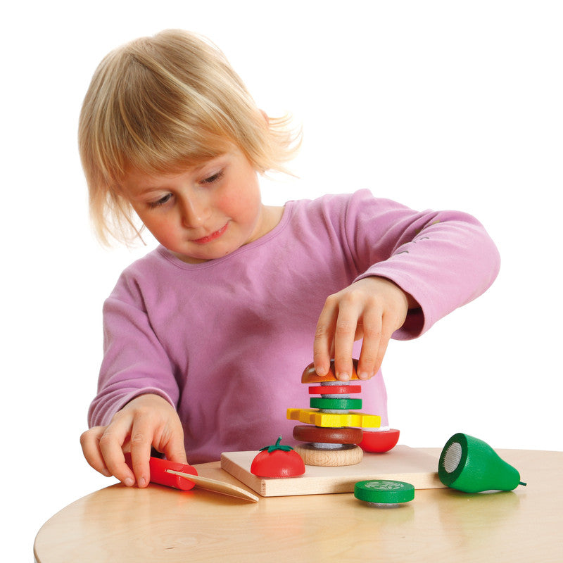 Erzi Cheeseburger Cutting Set - Laadlee