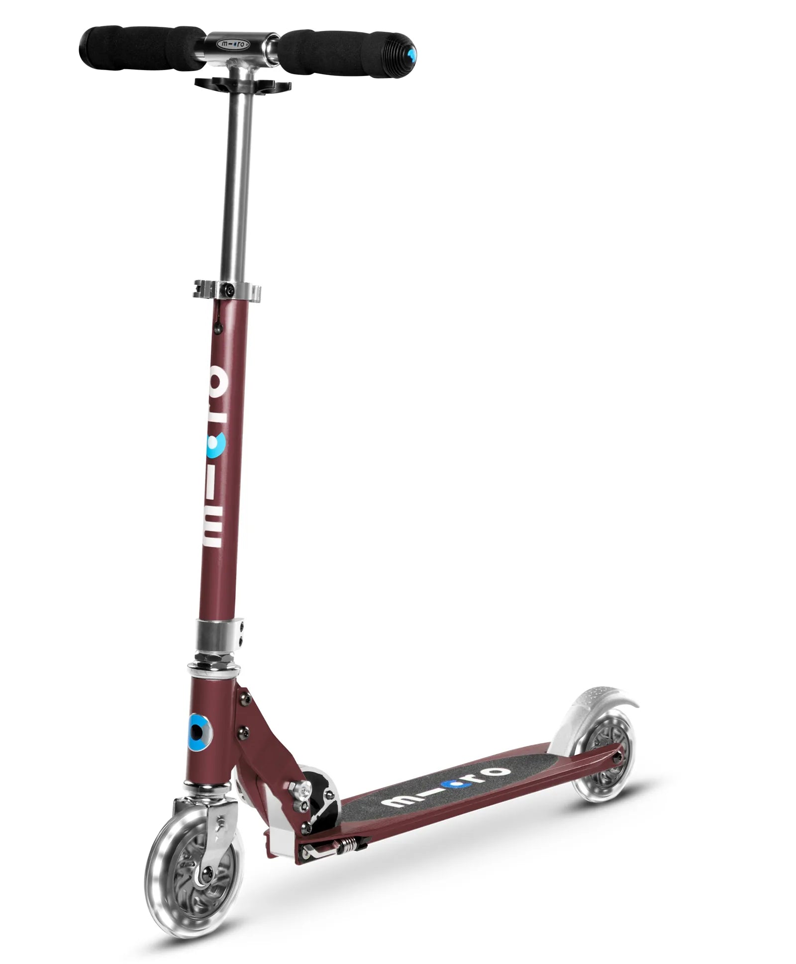 Micro Sprite Scooter With LED Wheels  - Autum Red - Laadlee