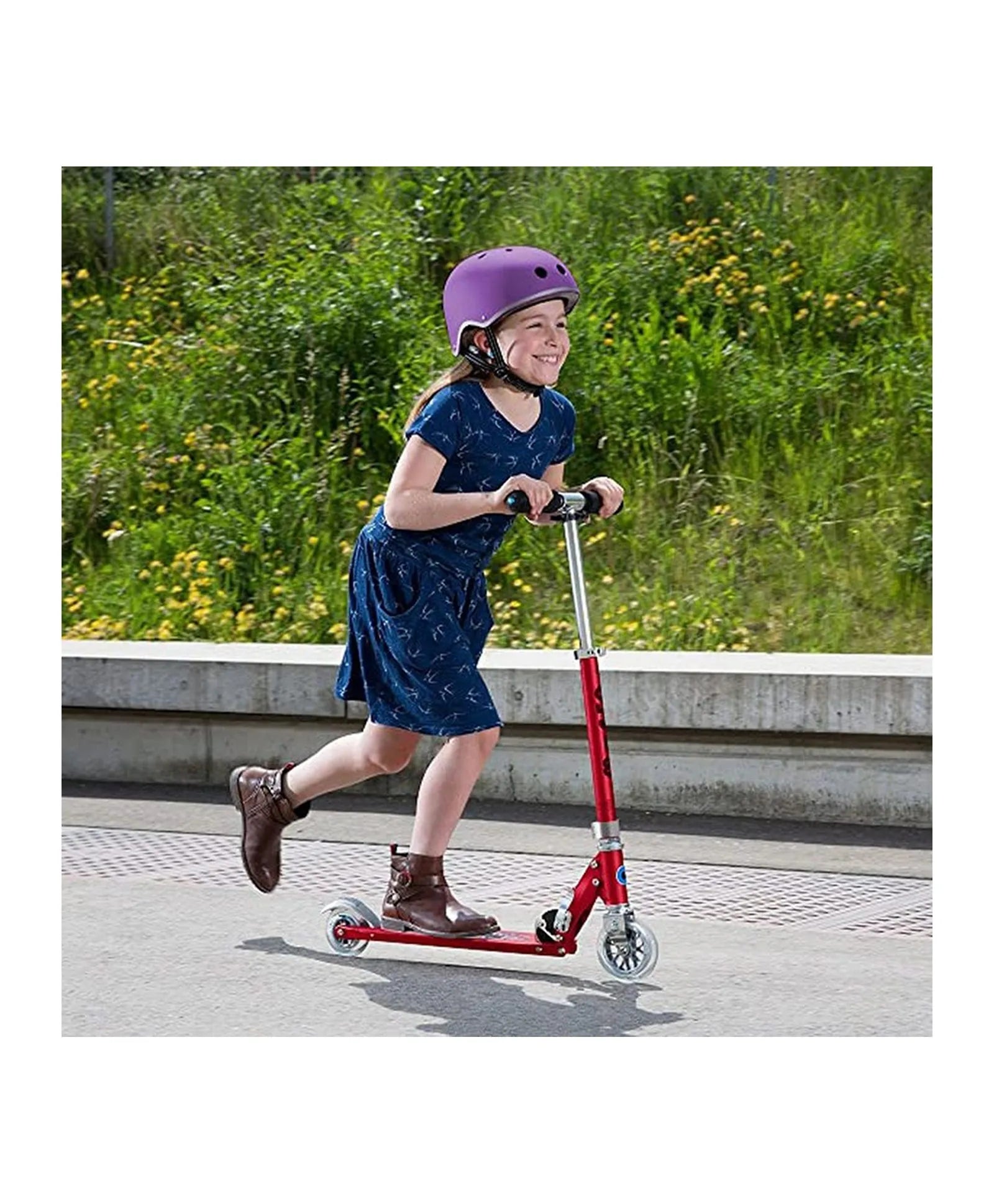 Micro Sprite Scooter - Stripe Red - Laadlee