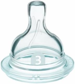 Philip Avent Anti Colic Teat Medium Flow, 3 Holes Normal (Pack of 2) - Laadlee