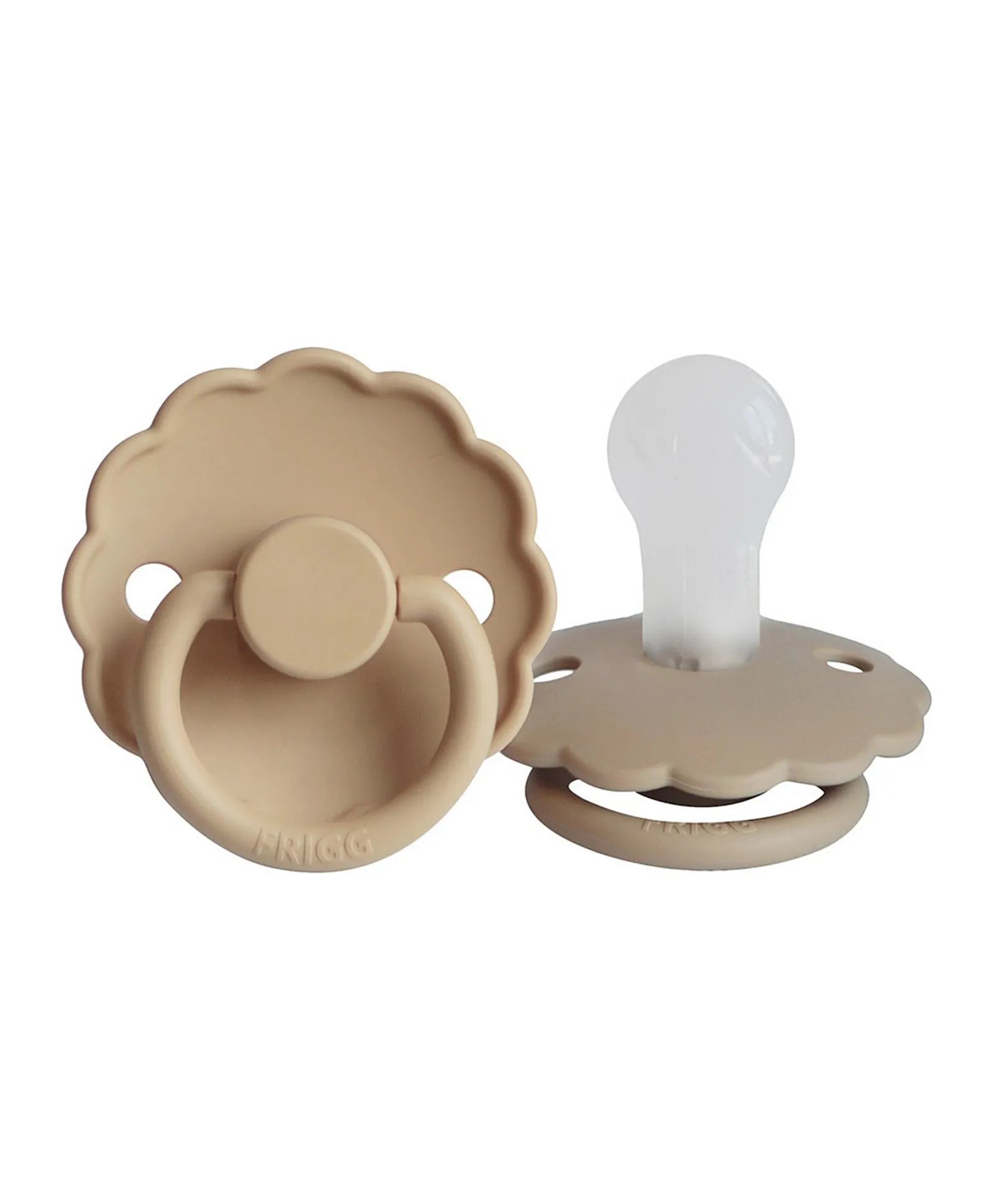 Frigg Daisy Silicone Baby Pacifier 6M-18M, 1Pack, Croissant - Size 2 - Laadlee