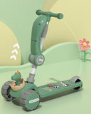 Pikkaboo Mini Rider LED Light Scooter with Music - Green - Laadlee