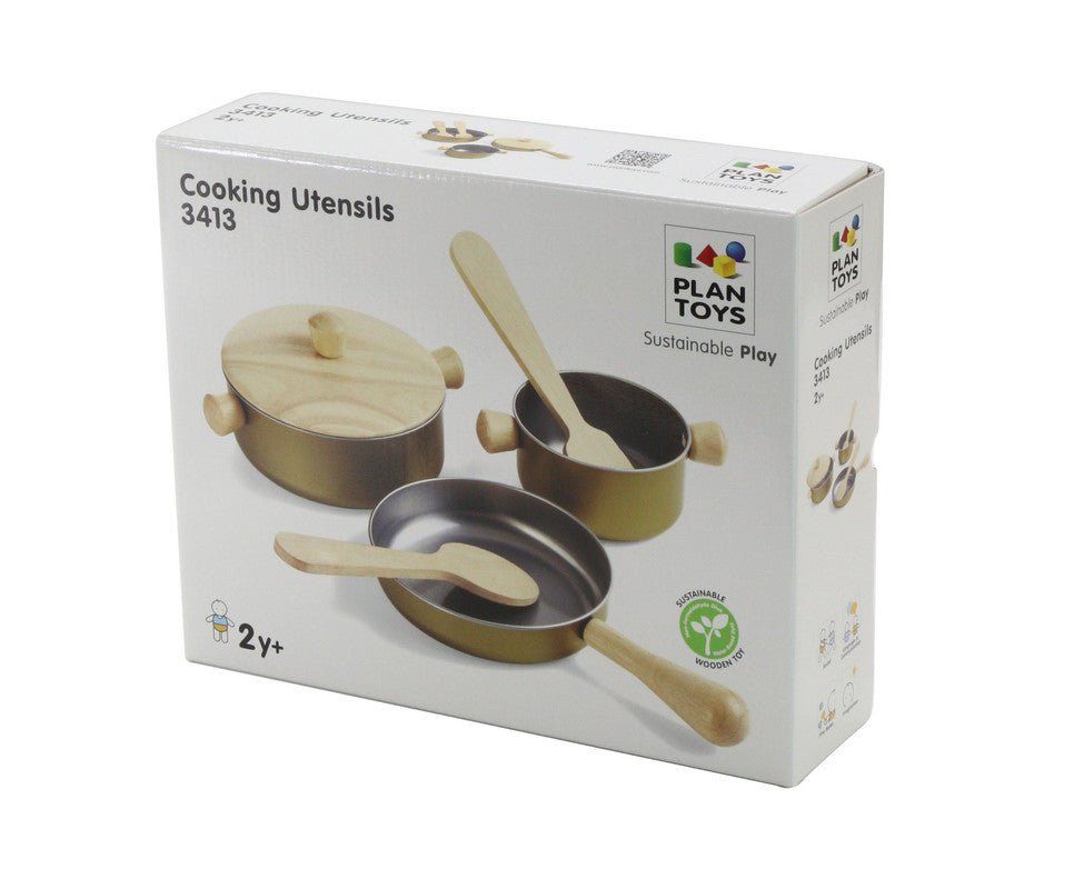 PlanToys Cooking Utensils Set - Laadlee