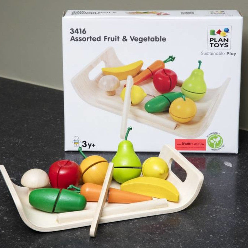 PlanToys Assorted Fruit & Vegetable - Laadlee