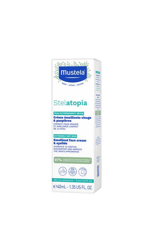 Mustela - Stelatopia Emollient Cream Face 40ml - Laadlee