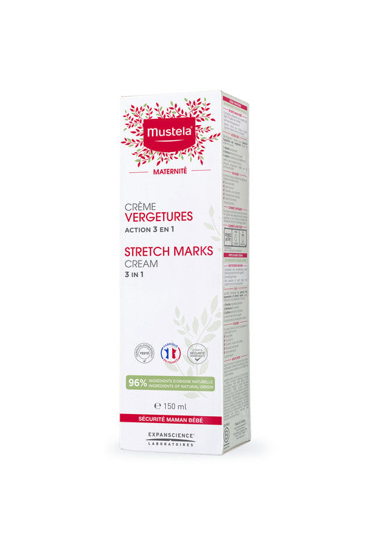 Mustela - Stretch Marks Cream 3-in-1 150ml - Laadlee