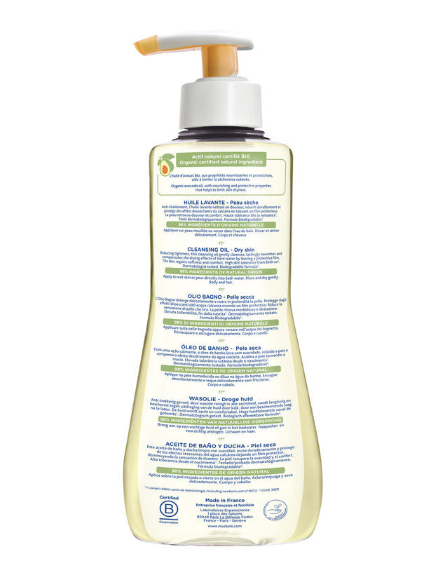 Mustela - Cleansing Oil 500ml - Laadlee