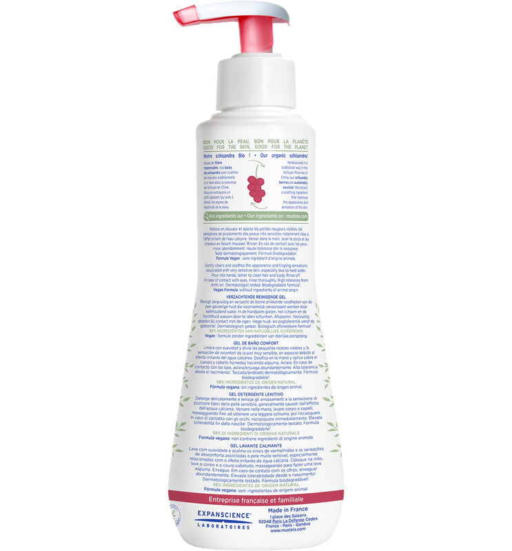 Mustela - Soothing Cleansing Gel Hair and Body 300ml - Laadlee