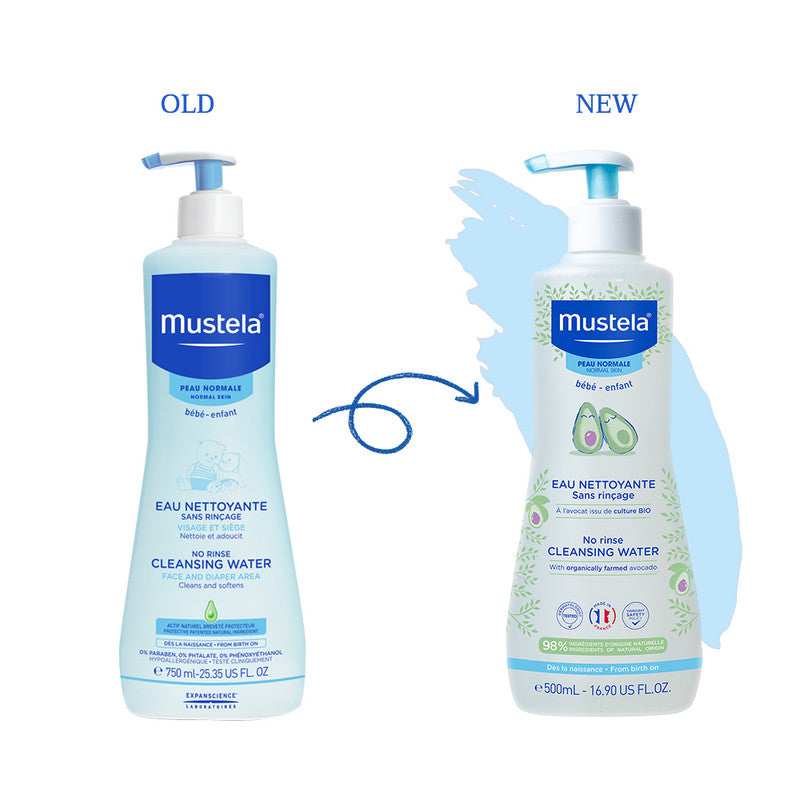 Mustela - No Rinse Cleansing Water 300ml - Laadlee