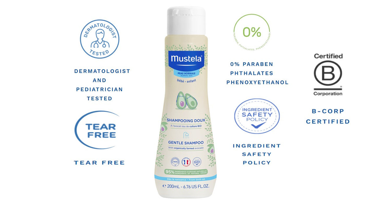 Mustela - Gentle Shampoo 200ml - Laadlee