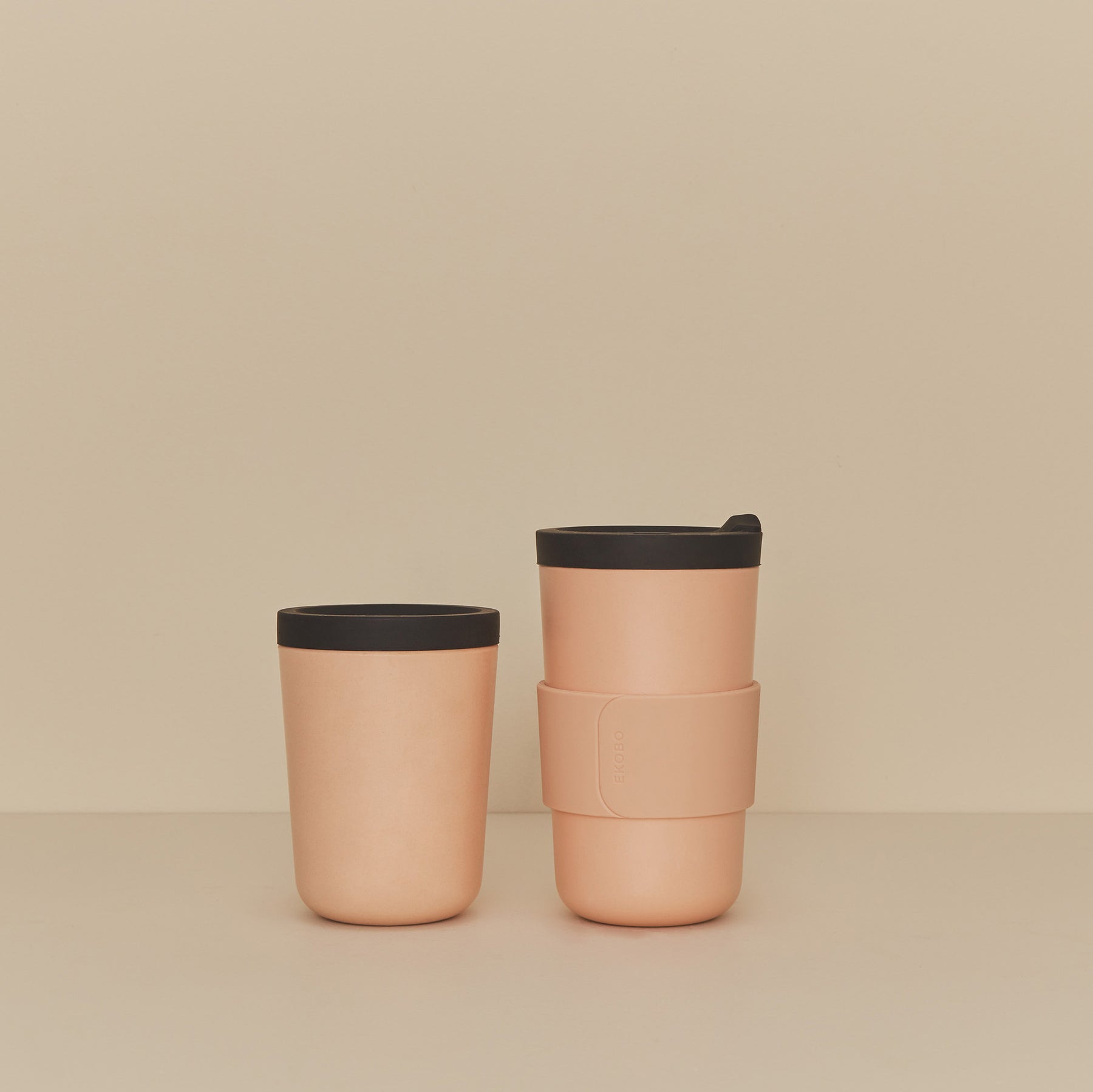 Ekobo - Go Reusable Takeaway Mug 350 ml - Blush - Laadlee