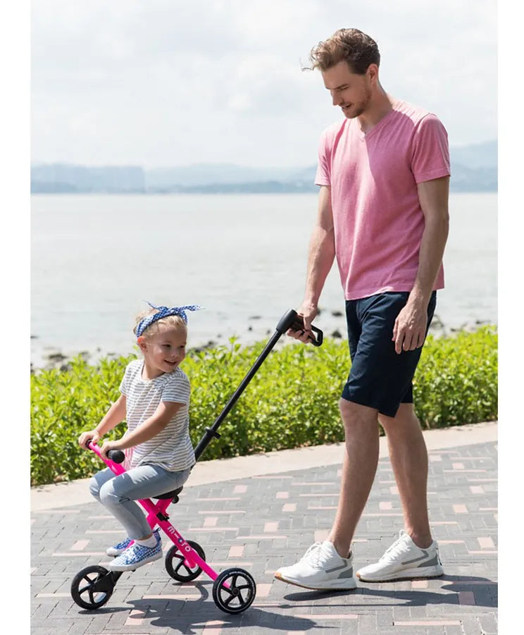 Micro Trike Bike XL - Shocking Pink - Laadlee