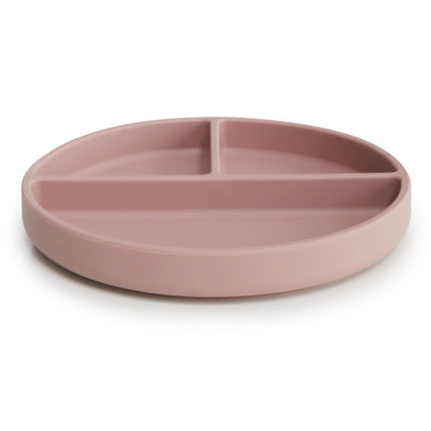 Mushie Silicone Plate Blush - Laadlee