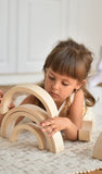 SABO Concept - Wooden Rainbow Toy - Natural - Laadlee