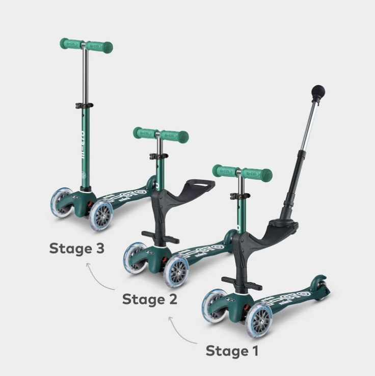 Micro Mini 3-in-1 Deluxe ECO LED - Green - Laadlee