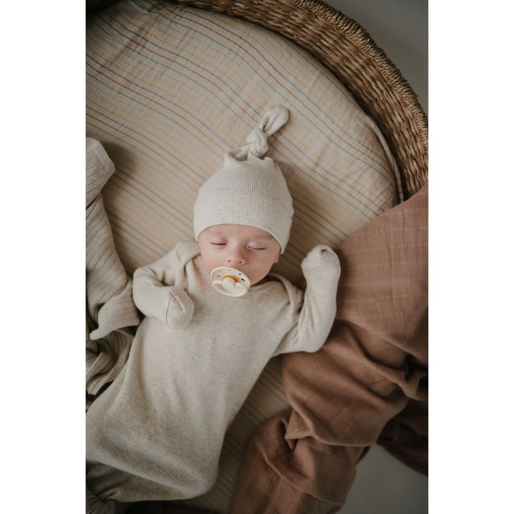 Frigg Moon Phase Latex Baby Pacifier 6M-18M, 1Pack, Cream - Size 2 - Laadlee