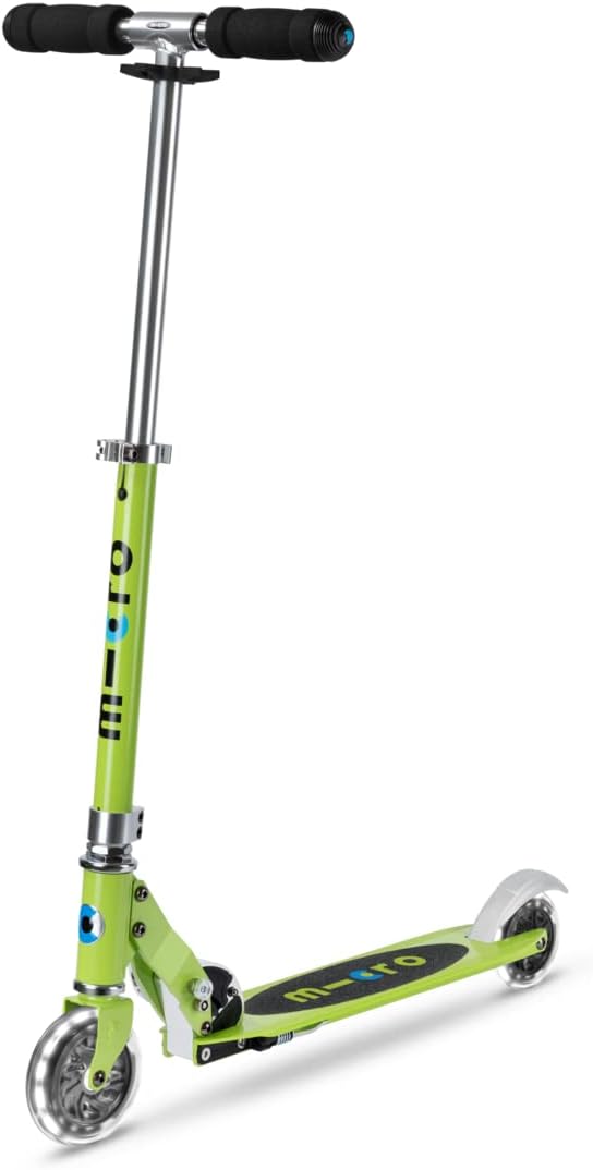Micro Sprite Scooter with LED Wheels - Chartreuse - Laadlee