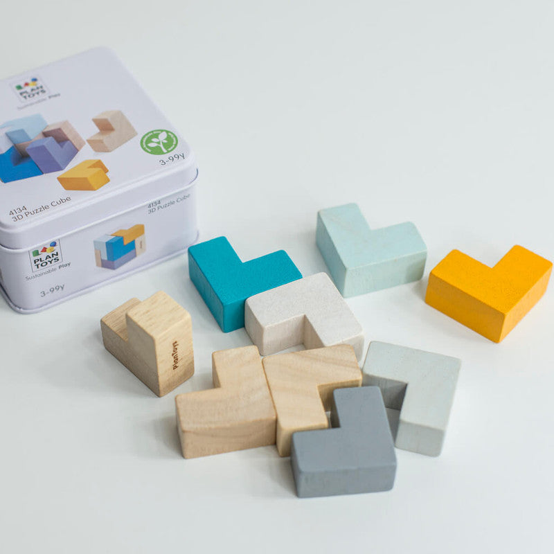 PlanToys 3D Puzzle Cube - Laadlee