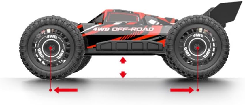 MJX Remote Control 2.4Ghz Hobby Grade Truck - Red - Laadlee