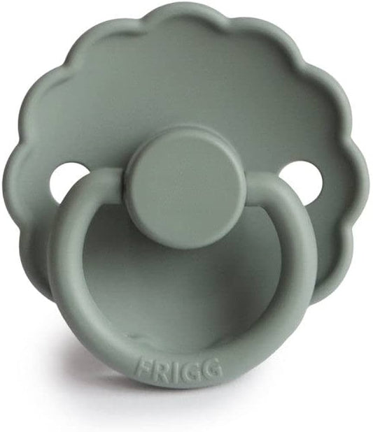 Frigg Daisy Latex Baby Pacifier 6M-18M, 1Pack, Lily Pad - Size 2 - Laadlee