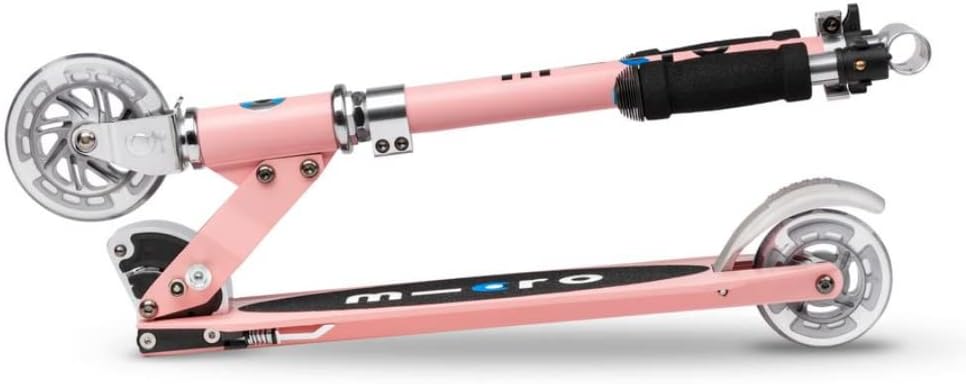 Micro Sprite Scooter WIth LED Wheels - Neon Rose - Laadlee