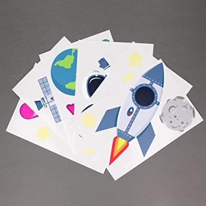 My Nametags Wall Stickers - Space - Laadlee