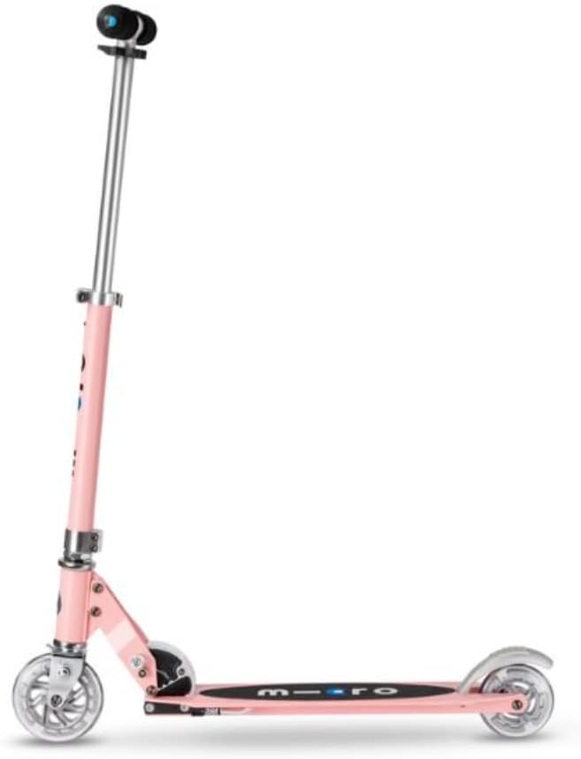 Micro Sprite Scooter WIth LED Wheels - Neon Rose - Laadlee
