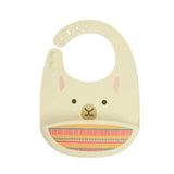 Skip Hop Zoo Fold & Go Silicone Bib - Llama - Laadlee