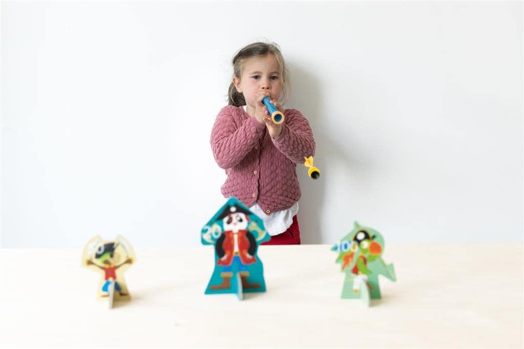 Scratch Europe Blowdart Pirates - 5 Pirates & 3 Darts - Laadlee