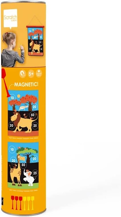 Scratch Europe Magnetic Darts Medium - Safari - Laadlee