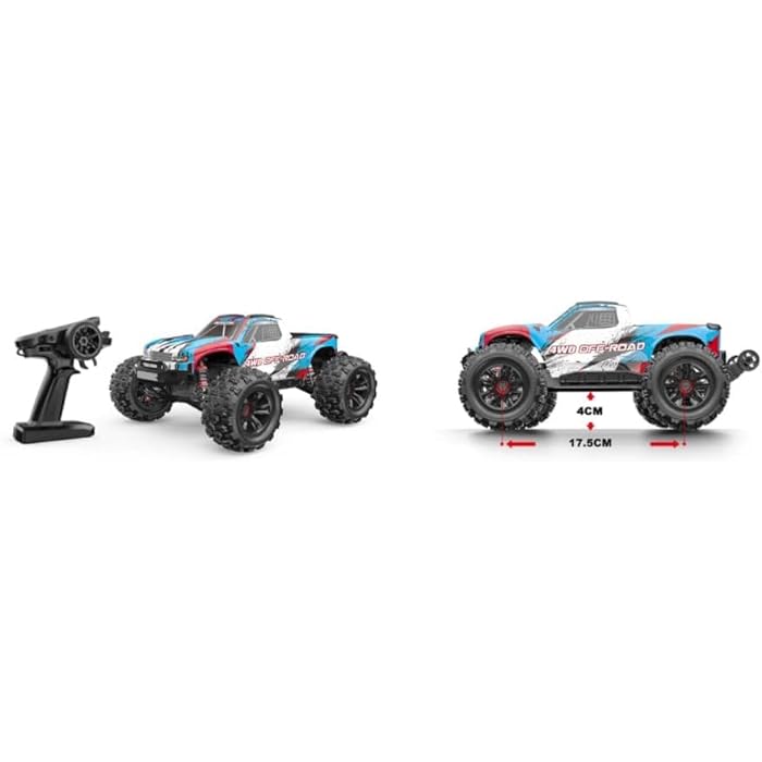 MJX Remote Control  2.4Ghz Brushless Hobby Grade Truck - Blue - Laadlee